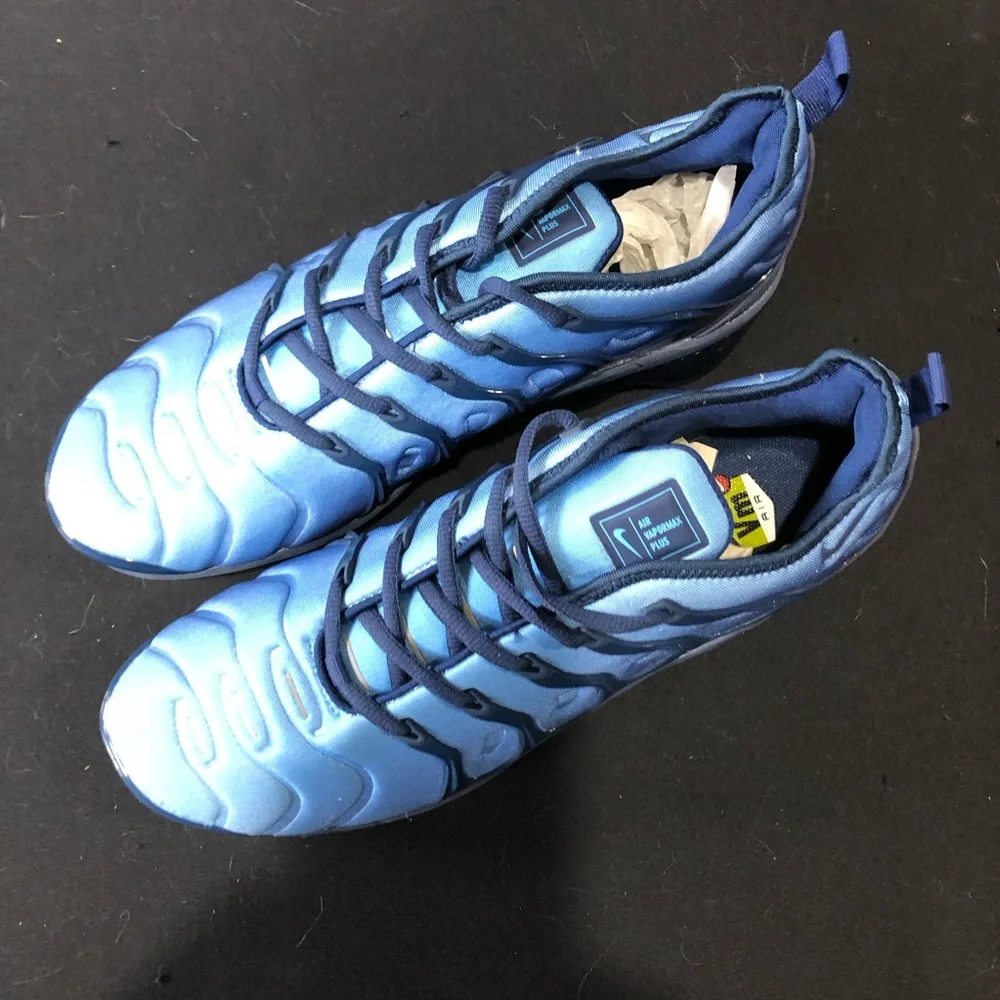 New Nike men’s vapormax plus obsidian and Navy blue 11 - Picture 3 of 5